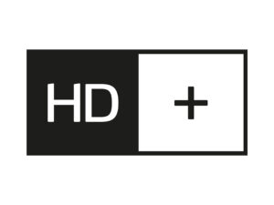 Modern living room with TV app interface