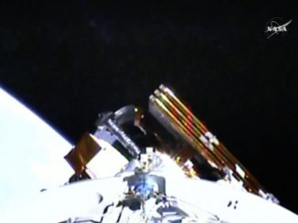Starlink satellites streaking across the night sky, representing global connectivity