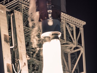 Atlas V rocket launching Project Kuiper satellites, signifying the satellite internet race