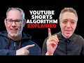 YouTubeTV app interface with Shorts row