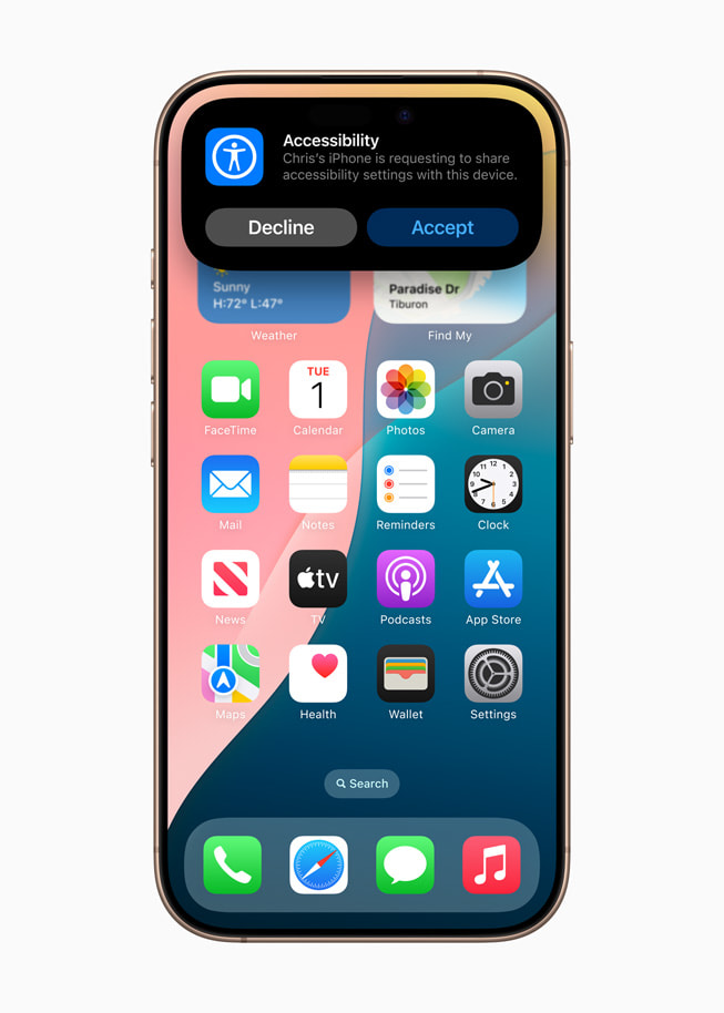 Apple 2025 accessibility features showcased on various devices