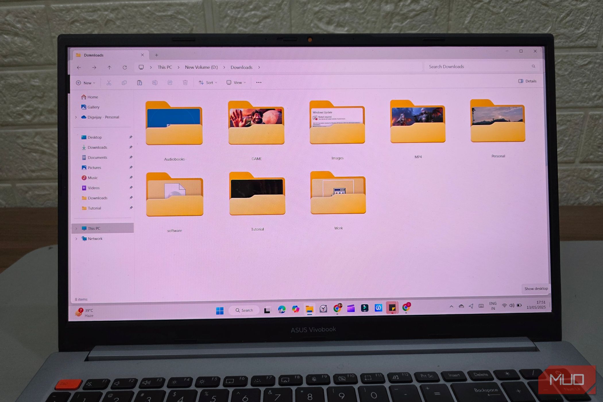 Modern television showcasing YouTube TV interface