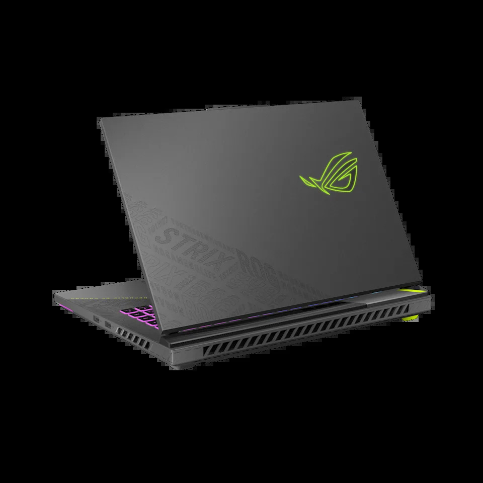 The ASUS Zephyrus G14 and G16 gaming laptops on display at Computex 2025